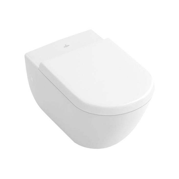 Samenwerking programma Likeur Villeroy & Boch wall-mounted WC Subway 66001001 white, horizontal outlet