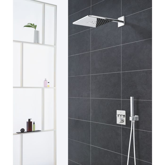 Uitdrukking tent droogte Grohe Grohtherm Smartcontrol 34706000 shower system, concealed thermostat,  head and hand shower