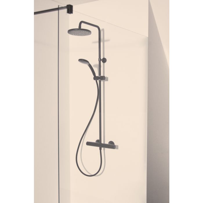 Ideal Standard Ceratherm T25 shower system A7545XG Silk Black