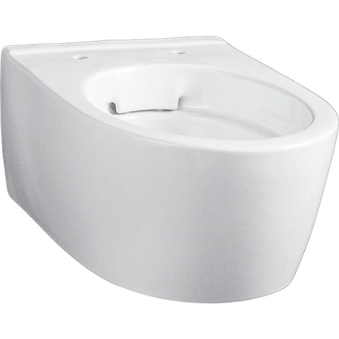 KeraTect, 49cm Ausladung iCon WC weiss ohne Wand Geberit Tiefspül 204070600 Spülrand,