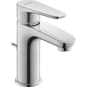 Duravit B.1 S Waschtischarmatur B11010001010 chrom, mit Ablaufgarnitur, Ausladung 101mm