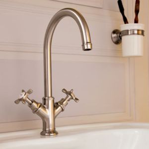 hansgrohe Waschtisch Armatur Axor Montreux 1650500 chrom, für Handwaschbecken, mit Ablaufgarnitur