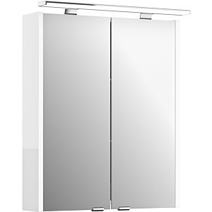 armoire à glace Artiqua 812E4560 600mm, brillant blanc , portes 801 , éclairage supérieur à LED