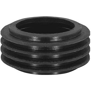 ASW Stedo Euro toilet rubber connector 100250 Ø 55 mm, tube 38-45 mm, black