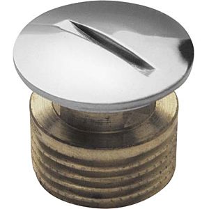 ASW Stedo blind plug 184312 1/2&quot;, chrome-plated brass