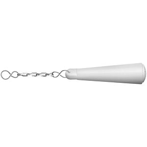 ASW Stedo toilet pull 720076 white handle, with patent chain, fully assembled