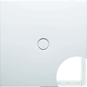 Bette BetteFloor Duschfläche 1651-000PLUS,T1 100x75cm, Glasur, Mini-Wannenträger, weiß