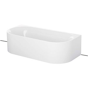 Bette BetteLux Oval silhouette bathtub 3415-004CWVVS noble white, 170x80x45cm, free-standing