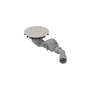 Bette Bonde/trop-plein BetteAir B525-410 pour carrelage douche, argent