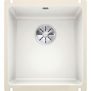 Blanco Subline 375-u sink 523726 41.4x45.6cm, PuraPlus crystal white glossy, for undercounter