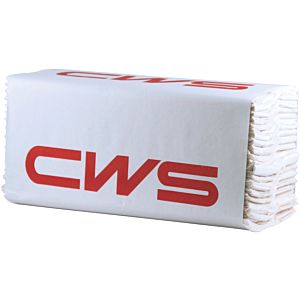 CWS serviettes en papier 272300 tissu éponge supplémentaire, pli en C, 801 -ply, blanc