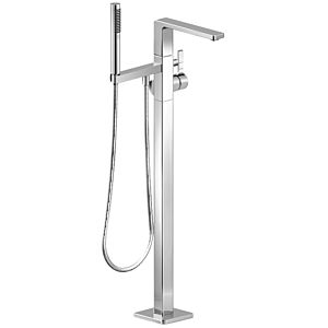 Dornbracht Lulu single lever bath mixer 25863710-00 with stand pipe, with shower set, chrome