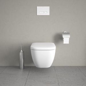 Duravit Happy D.2 Wand Tiefspül WC 22220900001 rimless, weiss, WonderGliss