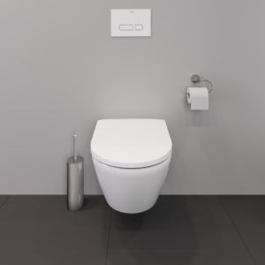 Duravit D-Neo WC mural à fond creux 25870900001 sans rebord, à fond creux, blanc wondergliss