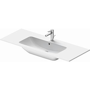 Duravit ME by Starck Möbelwaschtisch 23361200001  123 x 49cm, weiss, wondergliss, Hahnloch, Überlauf