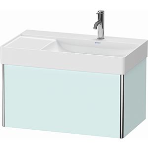 Duravit XSquare Waschtisch-Unterschrank XS406200909 78,4x39,7x46cm, 1 Auszug, Lichtblau matt