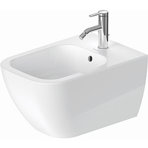 Duravit Happy D.2 Wand Bidet 2258150000 weiss, mit Überlauf, 1 Hahnloch