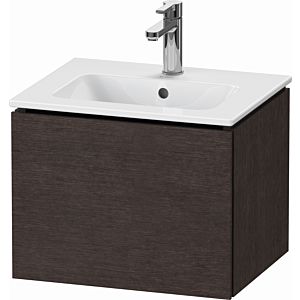 Duravit L-Cube vanity unit LC611807272 52x39.1x40cm, 2000 pull-out, wall-hung, brushed dark oak