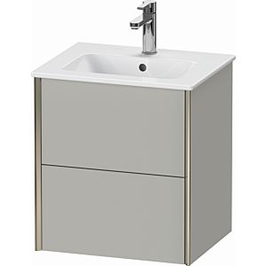 Duravit XViu vanity unit XV43150B107 51x42x56cm, 2 drawers, wall-hung, matt champagne, matt concrete gray