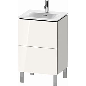 Duravit L-Cube Waschtisch-Unterschrank LC659402222 52x42,1x70,4cm, 2 Auszüge, stehend, weiß hochglanz