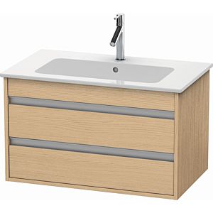 Duravit Ketho vanity unit KT642903030 80 x 47.5 cm, Eiche natur , 2 drawers, wall-hung