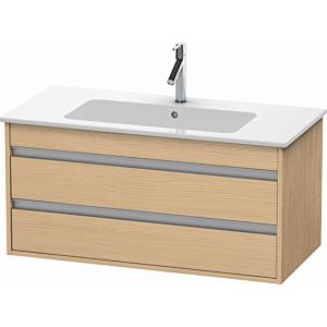 Duravit Ketho vanity unit KT643003030 100 x 47.5 cm, Eiche natur , 2 drawers, wall-hung