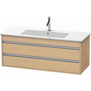 Duravit Ketho vanity unit KT643103030 120 x 47.5 cm, Eiche natur , 2 drawers, wall-hung