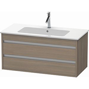 Duravit Ketho vanity unit KT643003535 100 x 47.5 cm, terra oak, 2 drawers, wall-hung