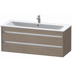 Duravit Ketho vanity unit KT643103535 120 x 47.5 cm, terra oak, 2 drawers, wall-hung