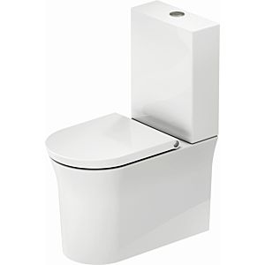 Duravit White Tulip Stand-Tiefspül-WC 2197092000 37x65cm, für aufgesetzten Spülkasten, für Kombination, weiß Hygiene Glaze