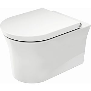 Duravit White Tulip wall-mounted washdown toilet 2576092000 37x54cm, 4.5 L, Rimless, white, with HygieneGlaze