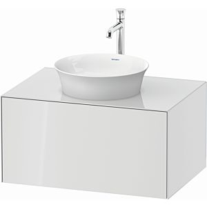Duravit White Tulip vanity unit WT497508585 80 x 55 cm, White High Gloss , wall- 2000 , match3 pull-out, 2000 console plate