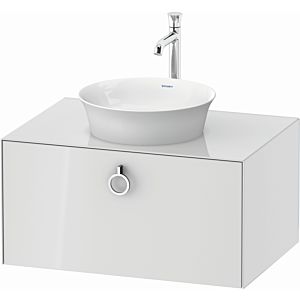 Duravit White Tulip vanity unit WT498008585 80 x 55 cm, White High Gloss , wall- 2000 , match3 pull-out with handle, 2000 console plate