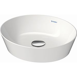 Duravit Cape Cod countertop washbasin 2328400000 40x36cm, without tap hole, overflow, tap hole bank, white