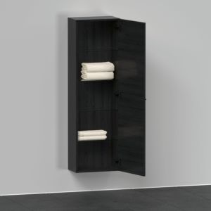 Duravit D-Neo DE1318R1616 40 x 24 cm, chêne noir, porte 2000 , droite, 4 étagères en verre