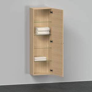 Duravit D-Neo cabinet DE1318R3030 40 x 24 cm, natural oak, 2000 door, right, 4 glass shelves