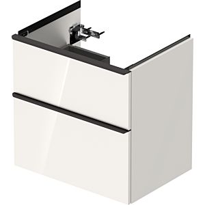 Duravit D-Neo vanity unit DE435402222 63.4 x 45.2 cm, White High Gloss , wall- 2000 , match3 drawer, 2000 pull-out