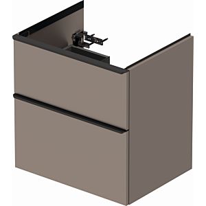 Duravit D-Neo vanity unit DE436104343 61 x 46.2 cm, Basalt Matt , wall- 2000 , match3 drawer, 2000 pull-out