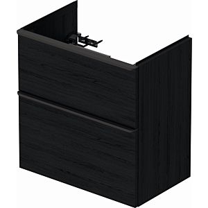 Duravit D-Neo meuble sous-lavabo DE436801616 61 x 37,2cm, chêne noir, suspendu , 1 tiroir sur rail, 1 tiroir