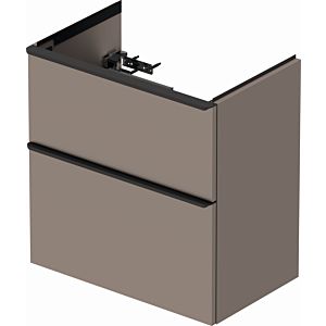 Duravit D-Neo vanity unit DE436804343 61 x 37.2, Basalt Matt , wall- 2000 , match3 drawer, 2000 pull-out