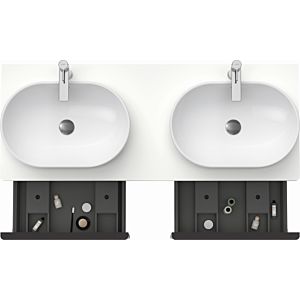 Duravit D-Neo DE4950B1818 140 x 55 cm, White Matt , wall-mounted, 801 , 2000 console plate, basin on both sides