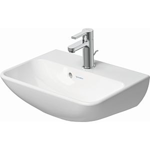 Duravit ME by Starck Waschtisch 07194500001 45 x 32 cm, weiss, wondergliss, 1 Hahnloch