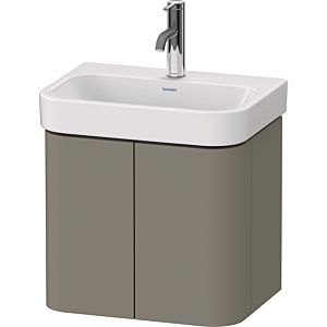 Duravit Happy D.2 Plus meuble sous-lavabo HP4384092920000 47,5x35cm, 2 portes, finition satinée gris pierre