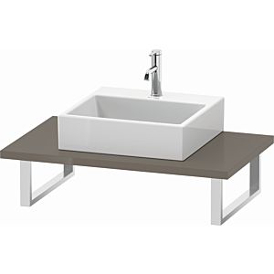 Duravit L-Cube console LC106C08989 thickness 3 cm, flannel gray high gloss, for Wash Bowls , variable