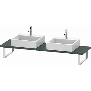 Duravit L-Cube console LC105C03838 thickness 3 cm, dolomiti gray high gloss, for Wash Bowls , variable