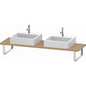 Duravit L-Cube console LC105C01212 thickness 3 cm, brushed oak, for Wash Bowls , variable