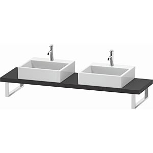 Duravit L-Cube console LC101C04949 thickness 4.5 cm, graphite matt, for Wash Bowls , variable