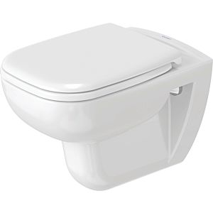 Duravit D-Code Wand Tiefspül WC 2570092000 weiss, HygieneGlaze, rimless, Vital