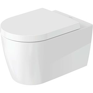 Duravit ME by Starck Wand Tiefspül WC 25280900001 weiss, wondergliss, 57 cm, mit Durafix Befestigung