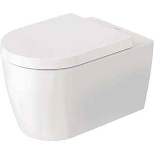 Duravit Me by Starck WC suspendu à fond creux 2529092600 37x57cm, 4,5 l, sans rebord, blanc/blanc satiné mat